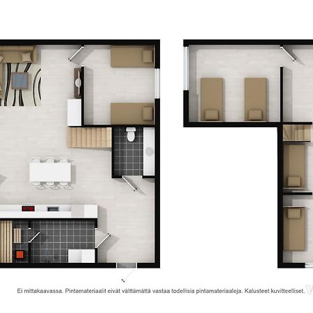 Ferienwohnung Keskuskuja 5 A2, Levin Alppikeskus Exterior foto
