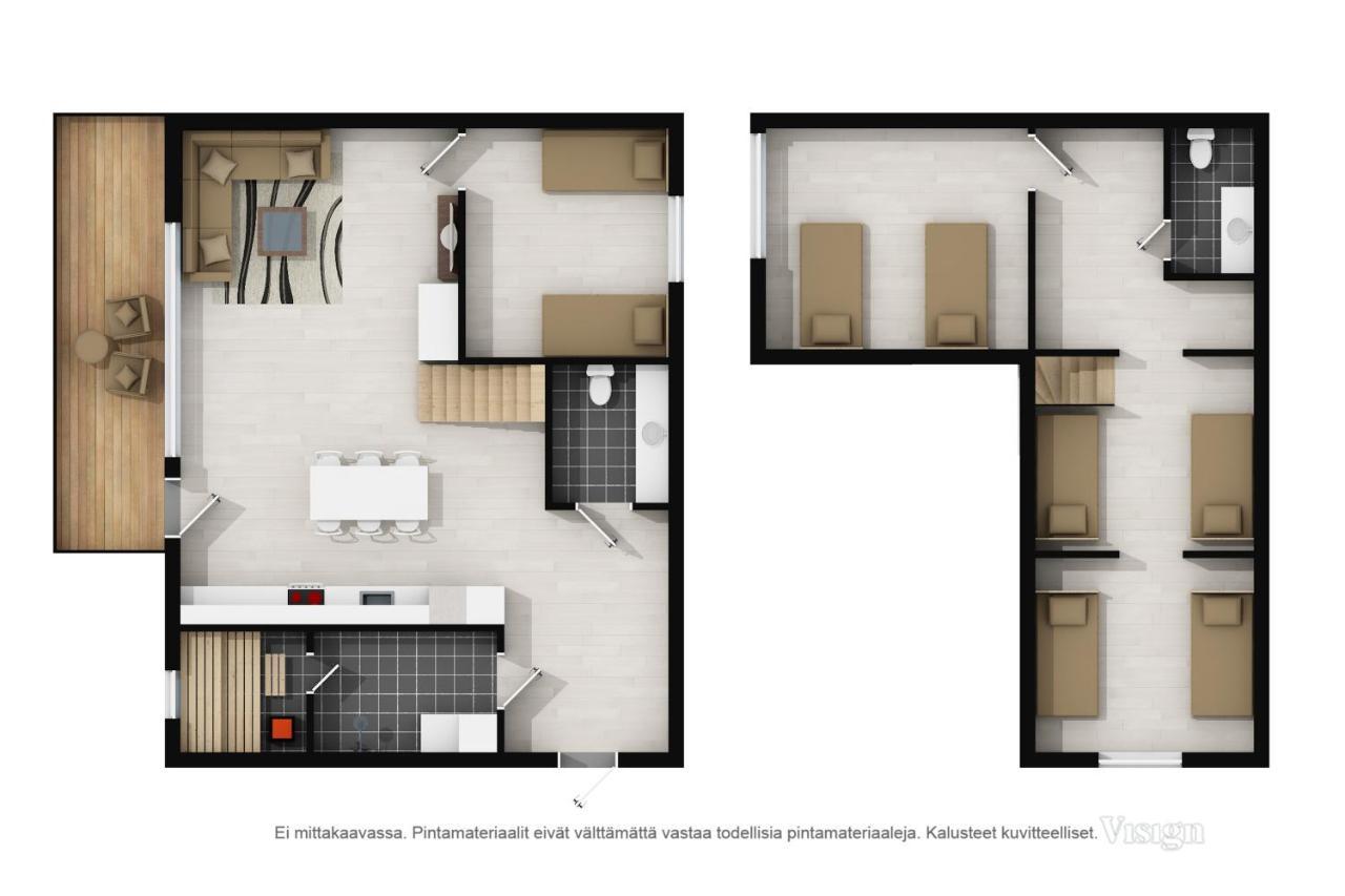 Ferienwohnung Keskuskuja 5 A2, Levin Alppikeskus Exterior foto